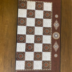 Plastik Çerçeveli Tavla